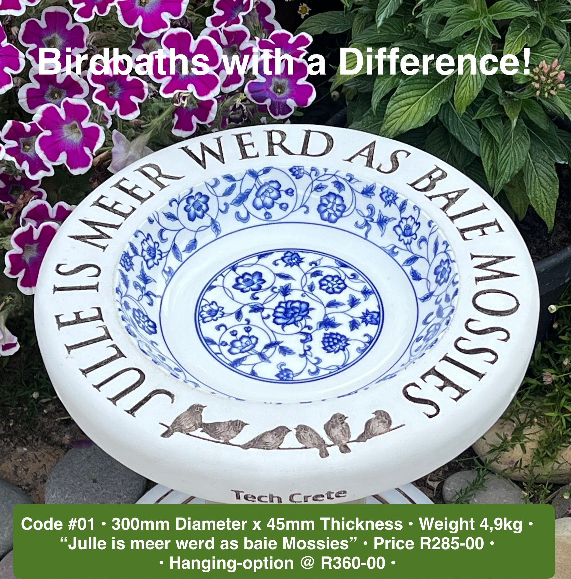 Birdbaths with a Difference!